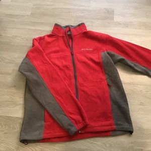 Columbia Fleece Jacket Red